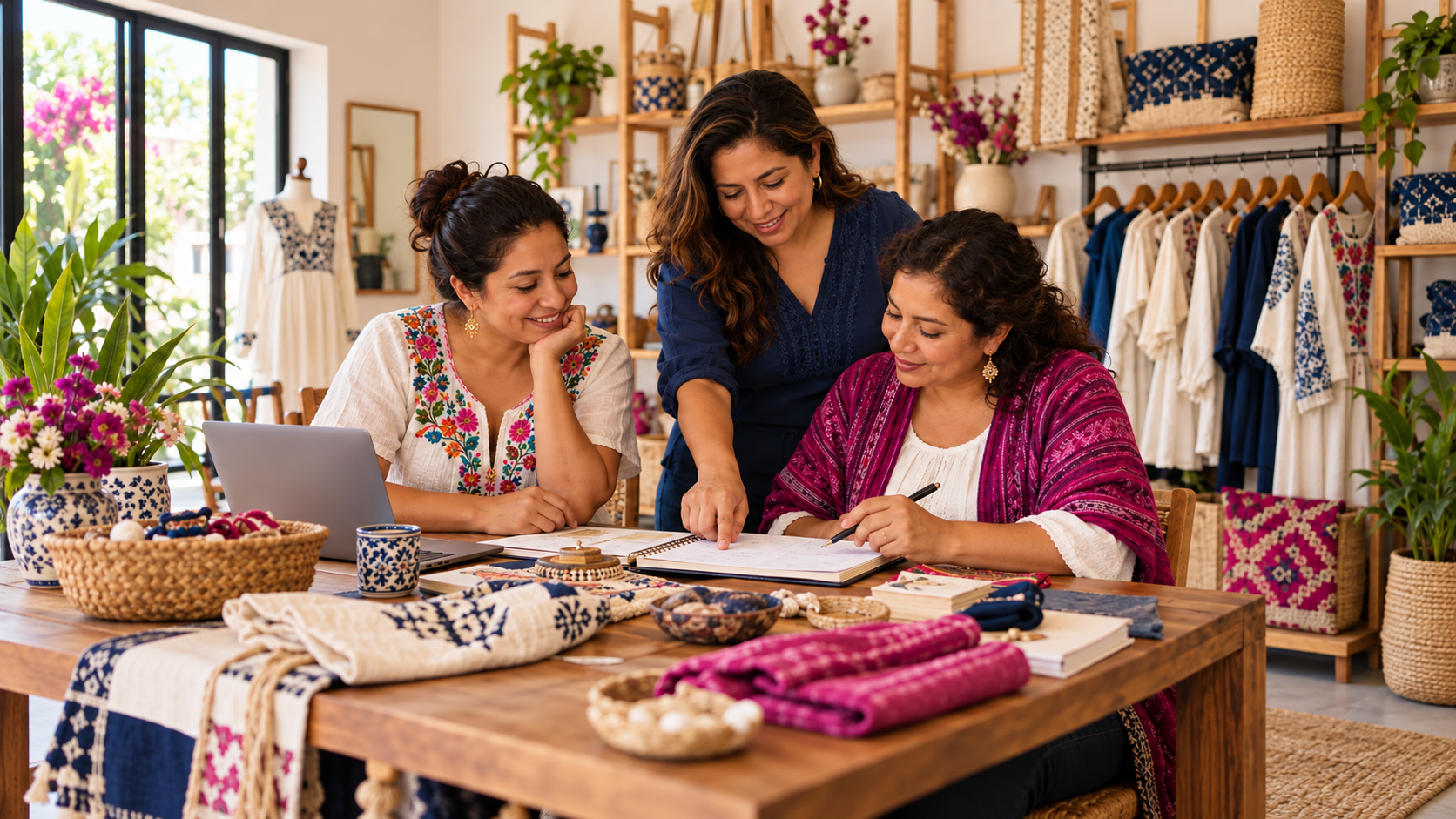 Mujeres trabajando con productos-1